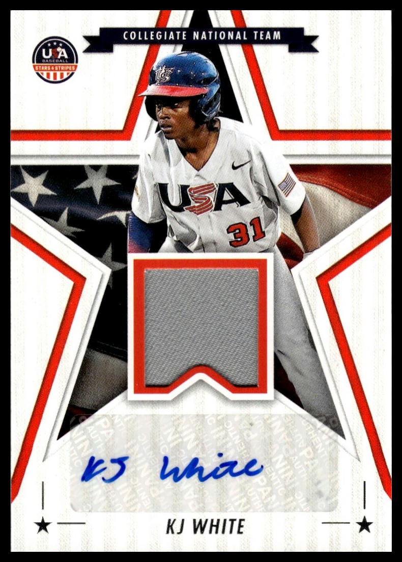 2025 Panini Stars & Stripes USA #SSM-KW KJ White Materials Auto