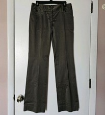 Dolce & Gabbana luxury taupe soft slightly flare classic low to mid-rise pants