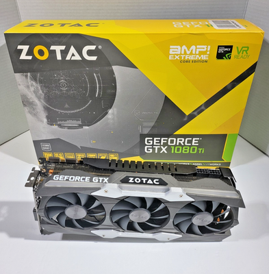 Zotac GeForce GTX 1080 Ti AMP Extreme Core Edition 11GB Zotac GeForce GTX 1080 Ti AMP Extreme Core Edition 11GB