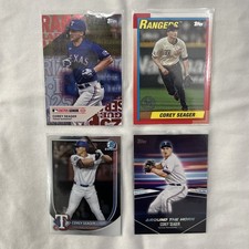Lot Of 4 Corey Seager Topps insert cards Texas Rangers