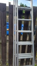 Aluminium Extending 3 Section Ladder Multi-Purpose