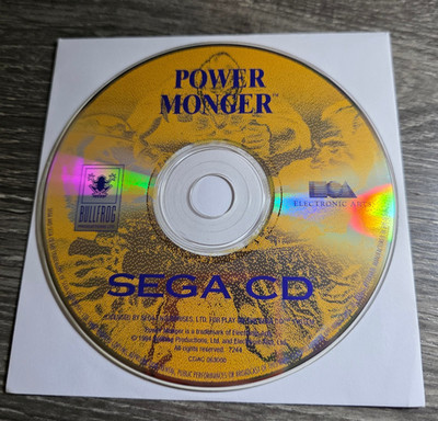 Power Monger (Sega CD, 1994) Disc Only TESTED
