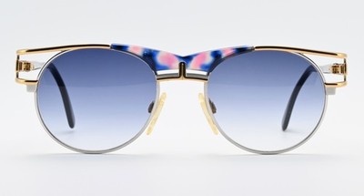 CAZAL Sonnenbrille 244 Col 740 59-19 130 Gold Silber 90s Panto M Customized UV