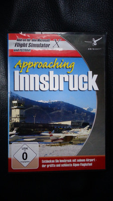 PC DVD ROM ''APPROACHING INNSBRUCK'' FLIGHT SIMULATOR X