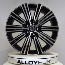 GENUINE VOLVO V60 10 SPOKE 18" INCH GLOSS BLACK / POLISHED ALLOY WHEEL X1
