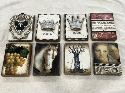 Sid Dickens Memory Blocks, Set Of 8, featuring 5 Retired Blocks.
