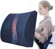 Lumbar Support Pillow Memory Foam Lumbar Pillow Lower Back Pain Relief