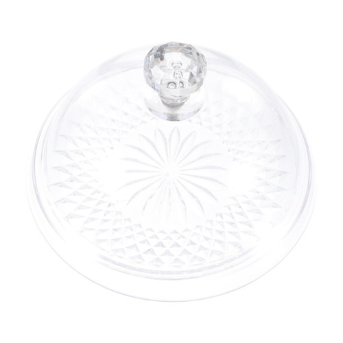 Clear Cake Stand with Dome and Veggie/Salad Bowl - Afbeelding 1 van 14