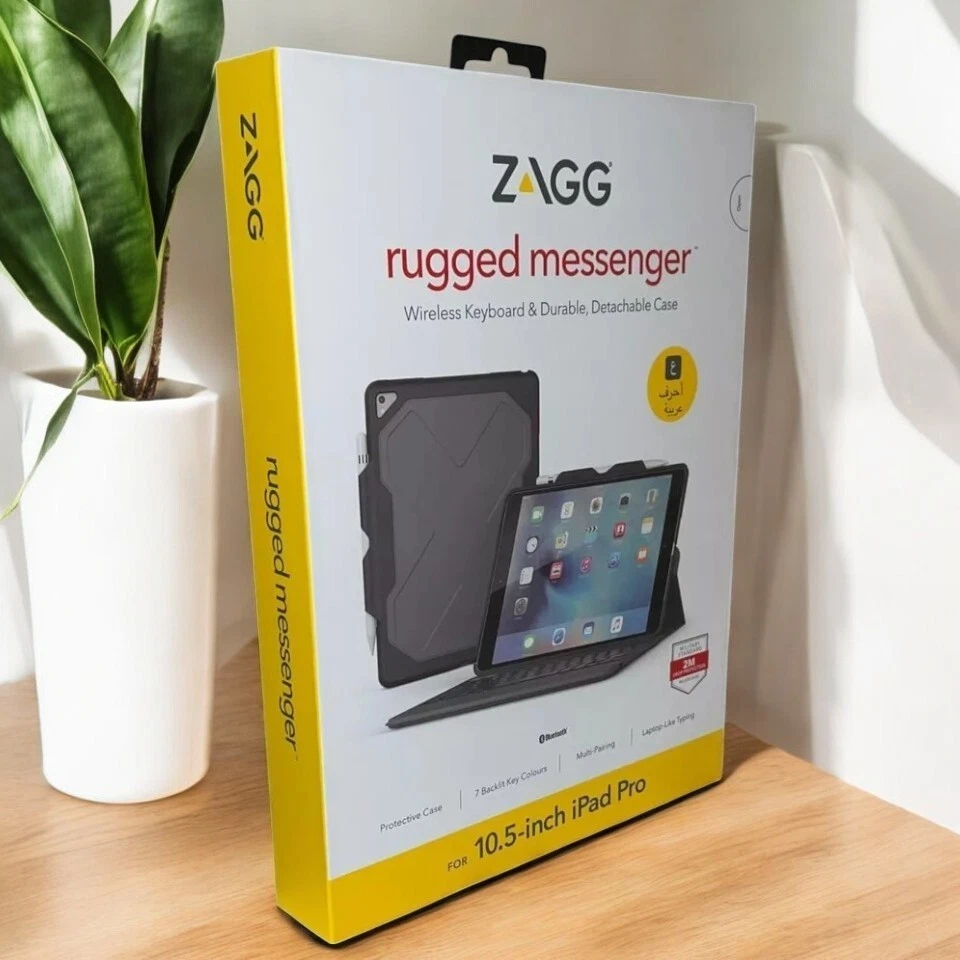 ZAGG iPad (Air 3rd Generation & PRO 10.5-inch) Smart Folio Keyboard Case Cover - Image 4 of 4