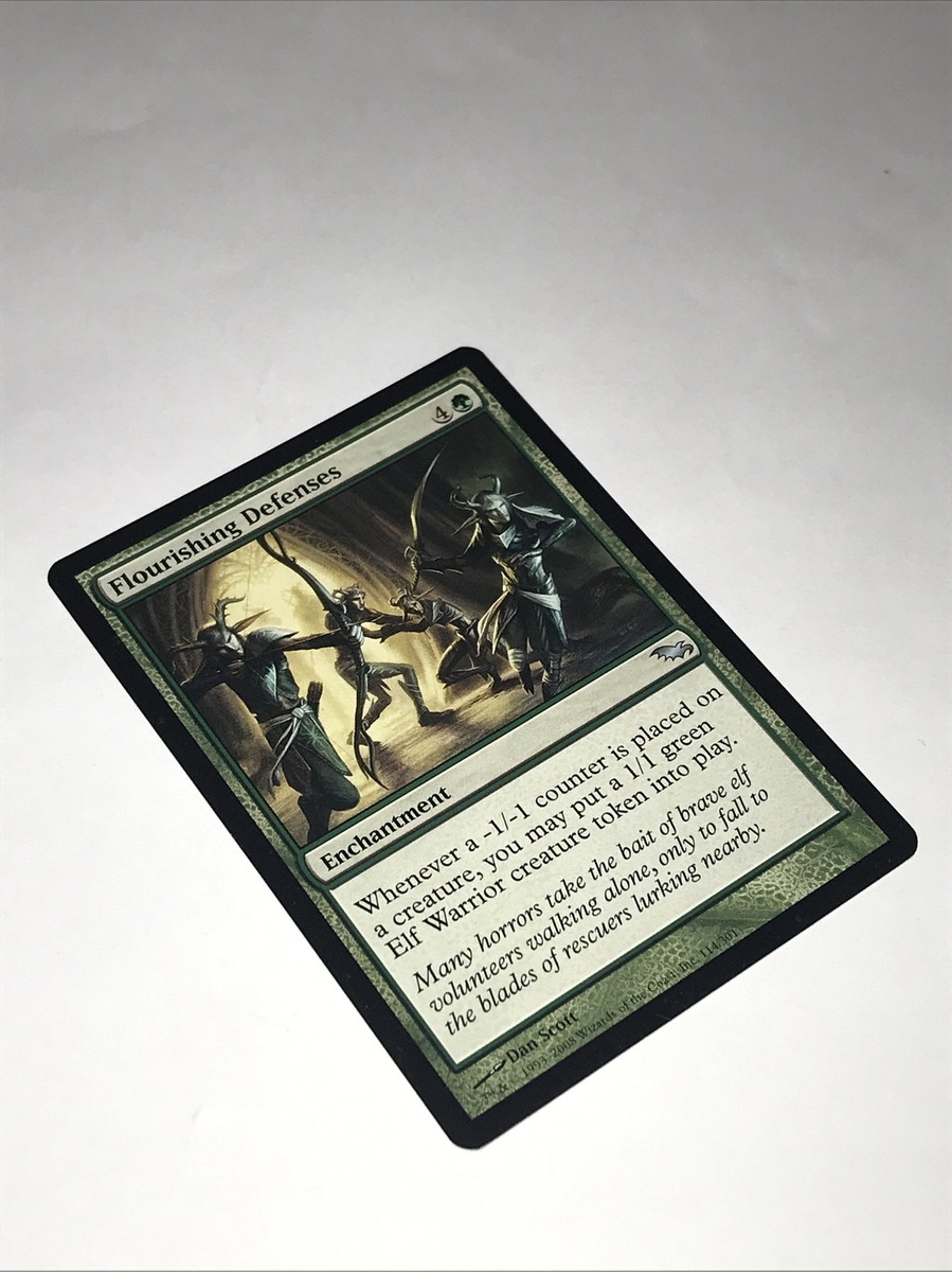 Magic the Gathering Flourishing Defenses Card | eBay