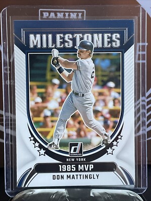 2024 Donruss Don Mattingly Milestones #7 New York Yankees
