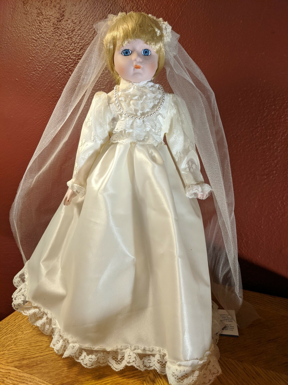 Wedding Bride The Heritage Mint Collection Ltd. Porcelain 16" Doll 1988/1989 eBay