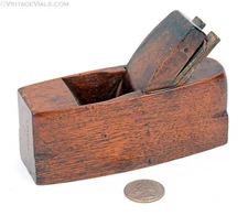 Adorable A. CUMINGS, Boston Coffin Plane 1844-1854 Pre-Civil War!