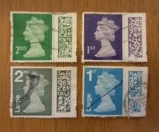 Complete GB used stamp set: Feb 2022 machin definitives