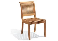 ARMLESS CHAIR - A GRADE TEAK GARDEN OUTDOOR FURNITURE PATIO - GIVA COLLECTION