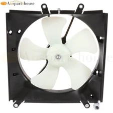 Front LH Side Radiator Cooling Fan For 1993-1997 Geo Prizm Toyota Corolla 1.6L