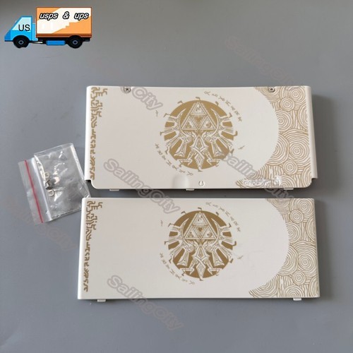 Carcasa frontal + trasera carcasa placa frontal para Nintendo nueva 3DS Zelda blanca - Imagen 3 de 4