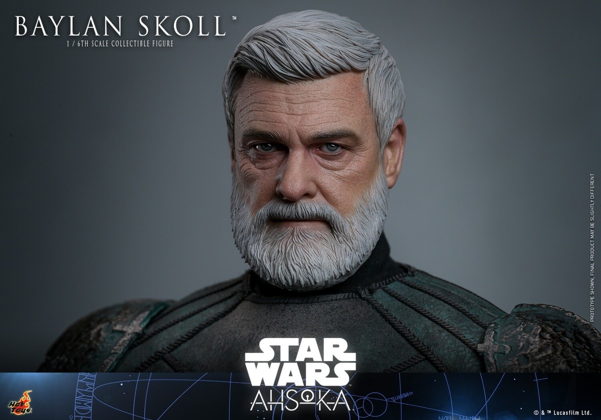 Hot Toys TMS125 Star Wars Ahsoka Baylan Skoll 1/6 Action Figure In