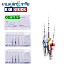 3packs EASYINSMILE Dental X-Retreat Endo Files NITI Rotary Endodontic File