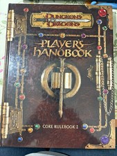 Dungeons And Dragons Players Handbook Core Rulebook 1 w/CD, Hardcover, 2000 Book