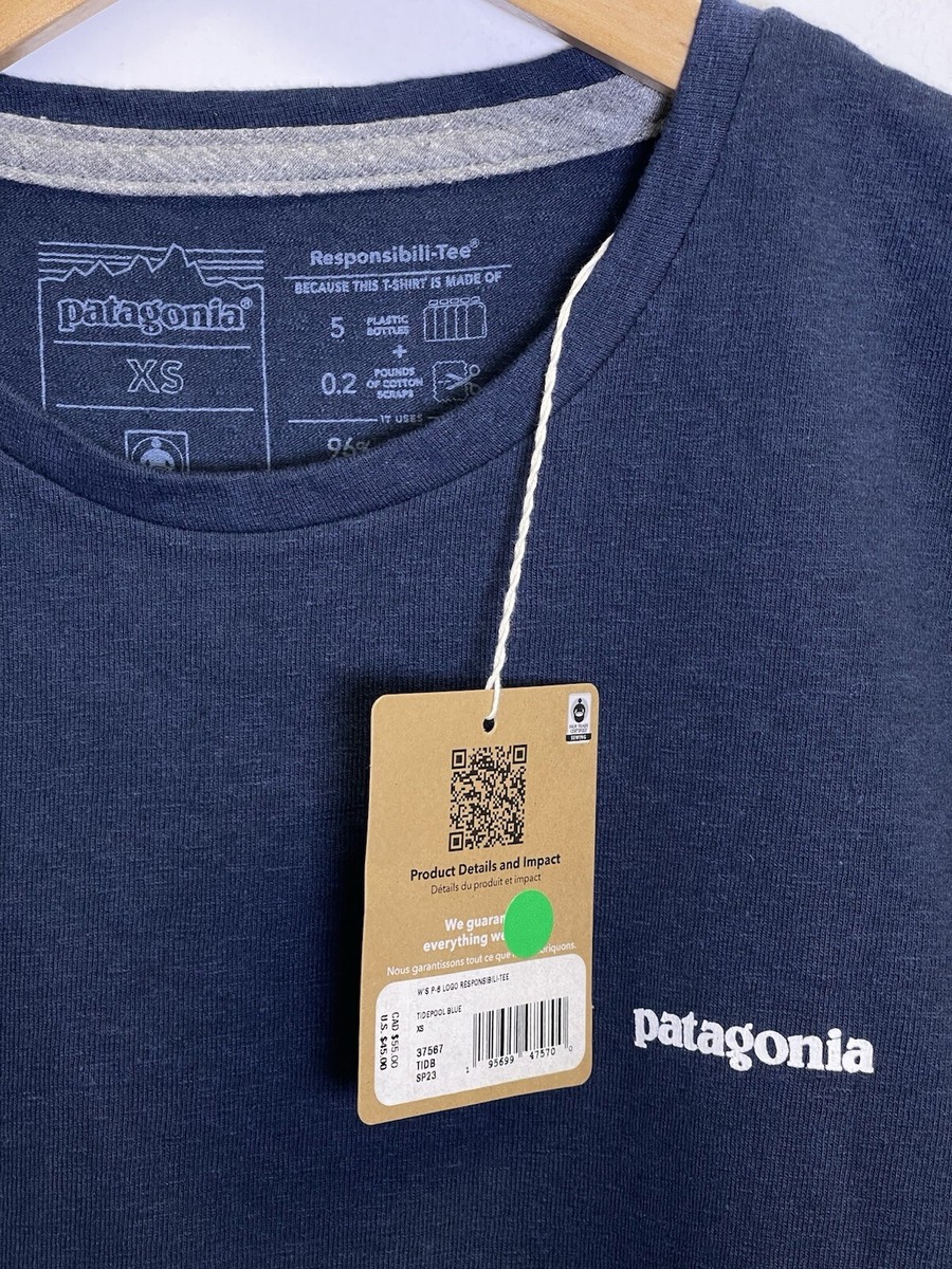 Patagonia Women's P-6 Logo Responsibili Tee NWT Size XS