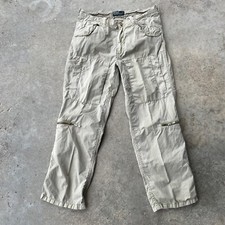 Vtg Polo Ralph Lauren Mens 34x30 Military Paratrooper Pilot Khaki Cargo Pants