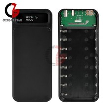 DC5/6/7/8/9/10/11/12V Adjustable Voltage Mobile Power Bank Case 8 18650 Battery