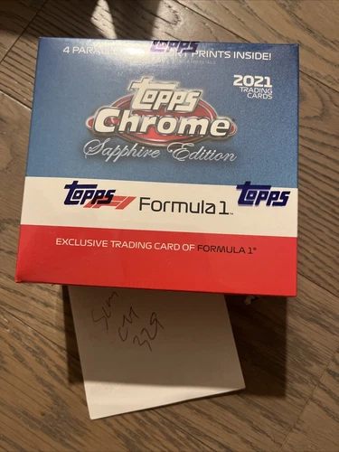 NEW 2021 Topps Chrome SAPPHIRE Edition Formula 1 F1 Hobby Box Factory SEALED