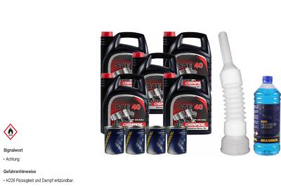 20L CHEMPIOIL Motoröl CH SAE 40 SAE 40 API CH-4/SJ  inkl Additiv Auslaufschlauch
