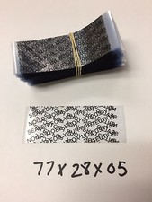  200 Heat Shrink Wrap Bands Round Bottle Tamper Seal-Safety 77mm x 28mm x 05mm