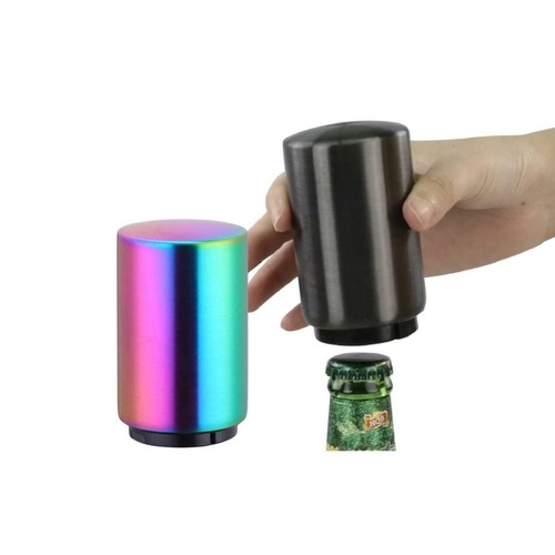 Automatic Beer Soda Bottle Opener Push Down Opener For Bar Cap Bottle Magnetic - Picture 8 of 18