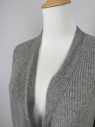 Polo Ralph Lauren Gray Open Front Wool Cashmere Long Sleeve Cardigan Sz XS - Picture 7 of 24