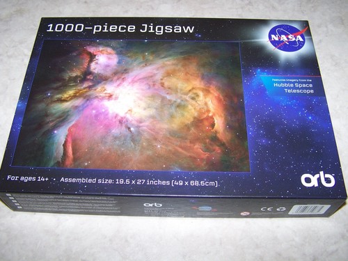 New & Sealed 1000 piece Nasa Jigsaw Puzzle + Hubble Space Imagery By Orb 14Yrs+