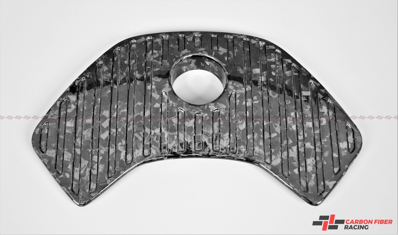 McLaren 650S, 675LT, MP4-12C Ribbed Finish Coolant Top Tank Cover Carbon Fiber