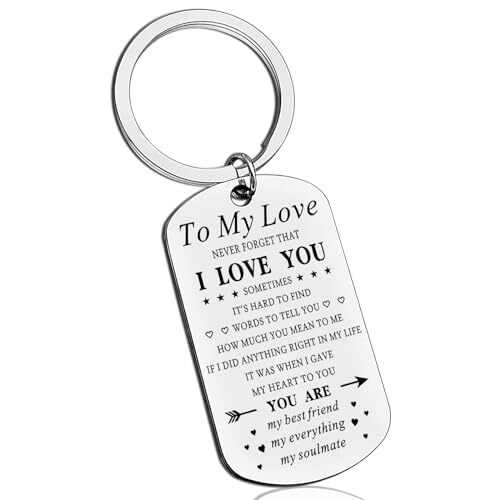 Couple Gifts Romantic Keychain Gifts For Girlfriend Valentines Gifts For Her - Zdjęcie 1 z 7