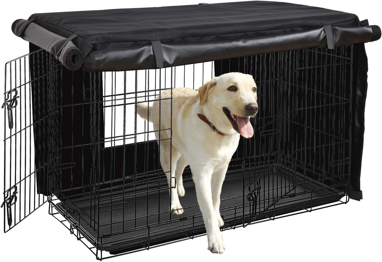 Dog Crate Cover 42 Inch Dog Kennel Cover for Large Dog, Heavy Duty