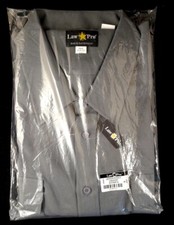 LawPro Men's 100 Polyester Short Sleeve Class A Shirt, SG107, Gray, 5XLR