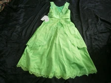 MINGDA'S DESIGNER DRESS 8 CHILD GREEN FORMAL PORTRAIT EASTER FANCY PARTY