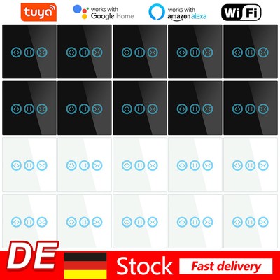 Pack SmartLife Vorhang Schalter WIFI Wandschalter Alexa Rolloschalter Wlan Touch