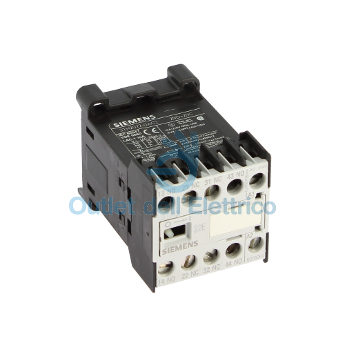 SIEMENS 3TH20220AC2 CONTATTORE AUSILIARIO 4A 2L+2R 24V 50/60HZ