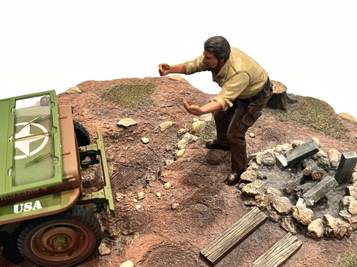 American Diorama 1:18 Scale Figure bundle- Mechanic 4x4 Crew - Set of 8 figures - Picture 7 of 9