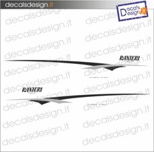 ADESIVI IMBARCAZIONE  BARCA RANIERI SEA LADY 23 26 DECALS