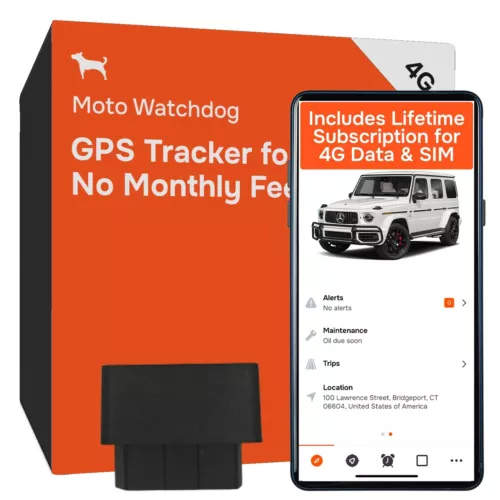 GPS Tracker for Vehicles No Monthly Fee, No Subscription, 4G SIM and Data Inc...