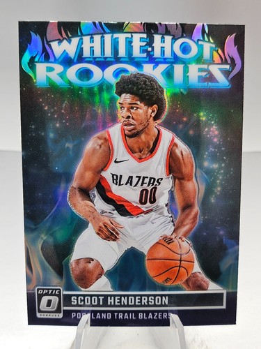 Scoot Henderson  [Purple] #15 2023 Donruss Optic White Hot Rookies card