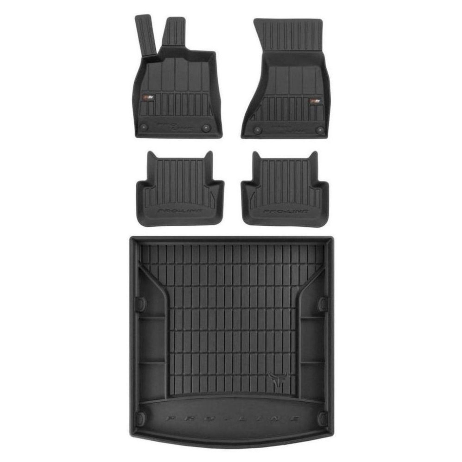 Tapis de sol Audi A4 B8 en TPE Pro-Line imperméable avec bac de coffre antichoc