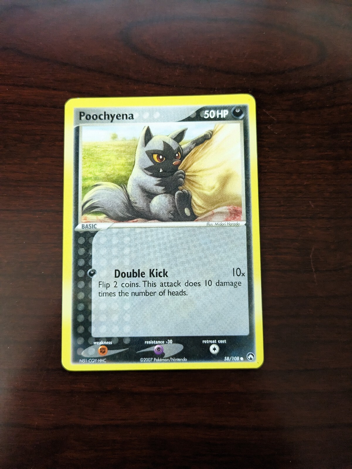 Poochyena 58/108- EX Power Keepers- Common- LP