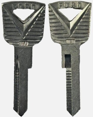 2 Pack -  FORD OEM IGNITION UNCUT KEY BLANKS Ford Logo Keys