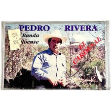 PEDRO RIVERA con Banda Sinaloense El Cardenal Cassette Tape Nuevo Sellado 1993