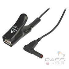 Seaward 347A002 Earth Bond Lead with Fixed Crocodile Clip for Primetest 50/100