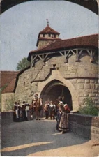 Old postcard AK Rothenburg - Hospital Bastei GERMANY (1074620)